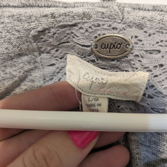 Heather gray off the shoulder boutique top or mini dress comfy cute ruffle bow - Picture 7 of 11